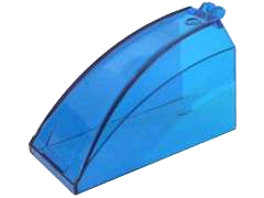 Windscreen 8 x 4 x 4 Curved with 2 Fingers : Part 30649