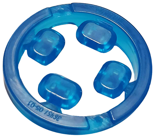 Rock Faceted with Small Pin (Infinity Stone), 4 on Sprue