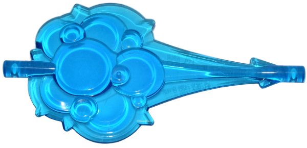 Wave Rounded Straight Tapered with Bar Ends (Cloud / Wind Gusts / Smoke)