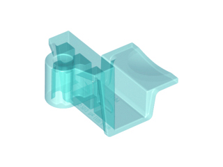 Minifigure, Utensil Seat (Chair) 4 x 2 x 2 with Axle Hole