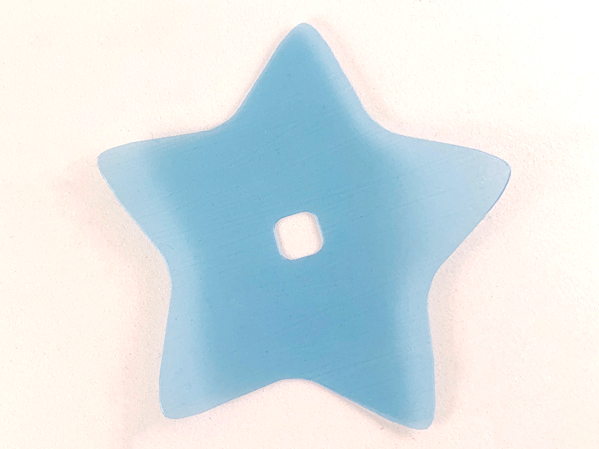 Clikits, Icon Accent Plastic Star 8 1/8 x 8 1/8