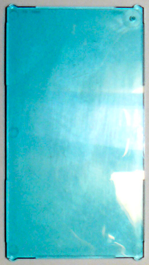 LEGO x 10 Trans-Medium Blue Glass for Window 1 x 4 x 3 plastic