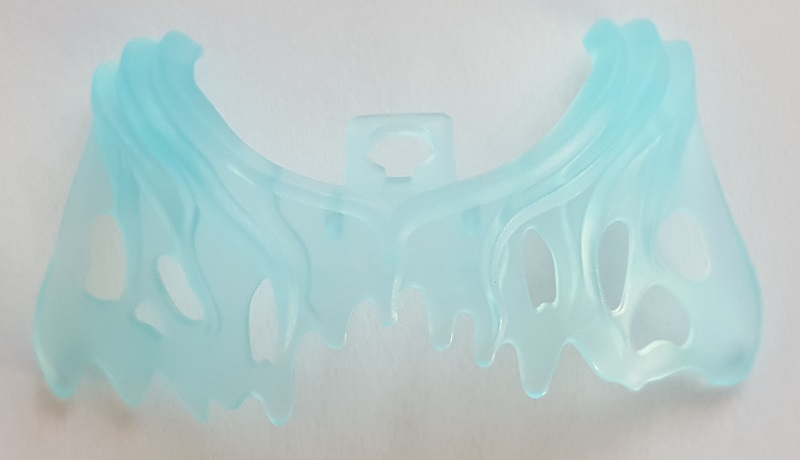 Minifigure Wings Webbed Slime with Neck Bracket