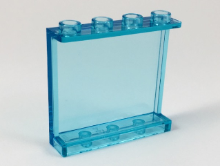 87543/60581 Trans-Clear Lego 1x 1x4x3 Panel Transparent