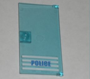 Part 60616pb001 Door 1 x 4 x 6 with Stud Handle with POLICE