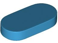 Tile, Round 1 x 2 Oval