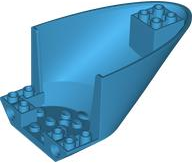 Aircraft Fuselage Aft Section Curved Bottom 6 x 10 with 2 Pin Holes