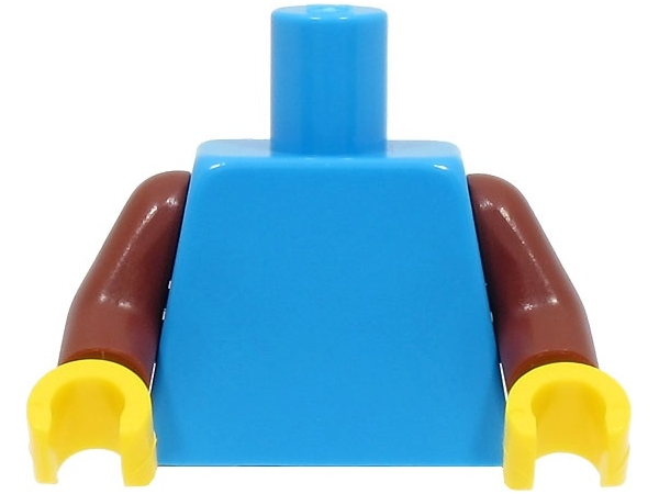 Torso Plain / Reddish Brown Arms / Yellow Hands (BAM)