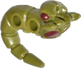 Insectoid Body with Dark Red Eyes Pattern