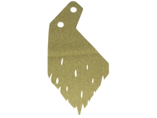 Cloth Pauldron, Tattered with 2 Holes, Large Buildable Figures (SW Boba Fett)