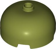 Brick, Round 3 x 3 x 1 1/3 Dome Top - Open Stud