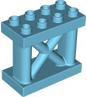 Duplo Support 2 x 4 x 3 X-Frame Girder