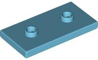 Plate, Modified 2 x 4 with 2 Studs (Double Jumper)
