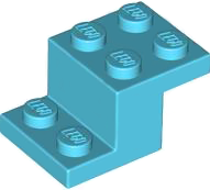 Bracket 3 x 2 x 1 1/3 with Bottom Stud Holder