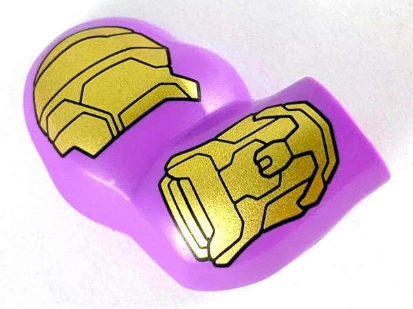 Arm Giant, Right with Gold Armor Pattern