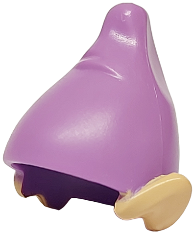 Minifigure, Headgear Hat, Elf / Dwarf with Light Nougat Pointed Ears Pattern