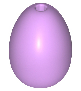 10 Lego Medium Lavender Eggs Food Animal Purple 24946