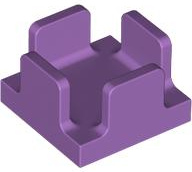 Container, Box 2 x 2 x 1 Half with 4 Side Supports