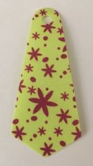 Mini Doll, Cape Cloth, Friends, Long Narrow with Small Top Hole and Magenta Flowers Pattern