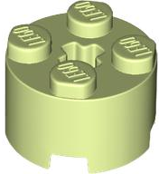Brick, Round 2 x 2 with Axle Hole