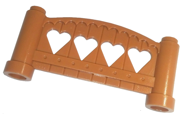 Fabuland Fence 1 x 6 x 2 Rounded