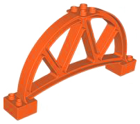 Duplo Bridge Girder with 2 x 2 Side Supports