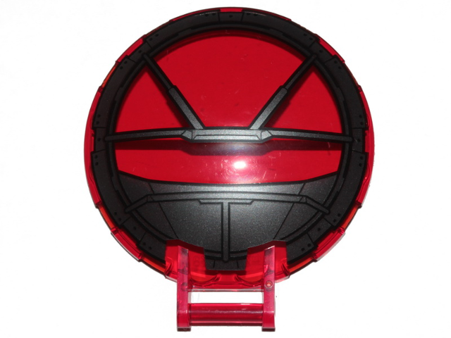 Dish 6 x 6 Inverted with Bar Handle with SW Sith TIE Fighter Cockpit Pattern