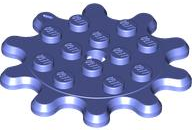 Plate, Round 4 x 4 Gear 10 Tooth
