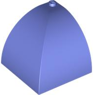 Panel 5 x 5 x 3 1/3 Corner Convex with Curved Top