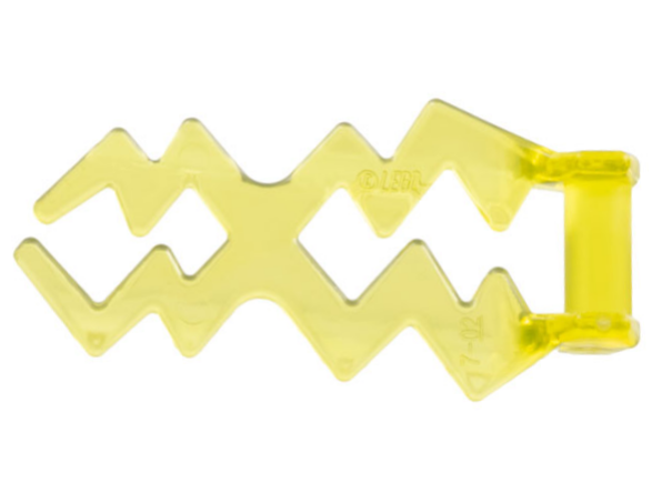 Wave Angular Double with Bar Handle (Electric Zigzag / Lightning Bolt)
