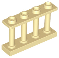 Lego 1x Zaun Abgerundet 4x4x2 Pearl Gold Fence Spindled 21229 Neuware New 