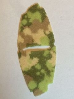 Minifigure Poncho Cloth with Camouflage Pattern