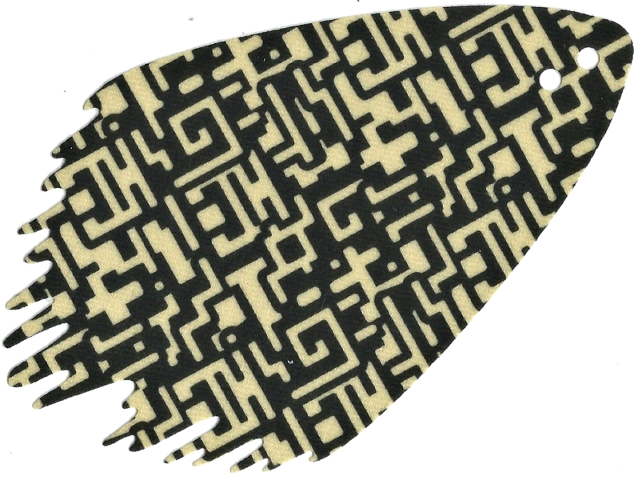 Cloth Cape, Bionicle Large Figure with Black Geometric Pattern