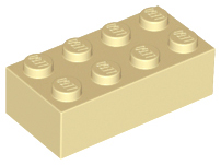 Star Wars Sand LEGO® 5 x 3001 Basic Stein 2 x 4 tan beige 4114319 #BC03 