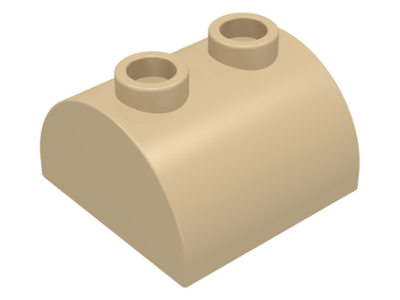 Details about   LEGO® Tan Brick 2 x 2 Curved Top with 2 Top Studs Design ID 30165 