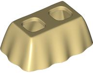 Minifigure Skirt Plastic Long, Ruffled