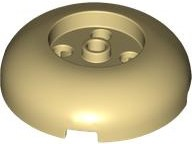 Brick, Round 4 x 4 Dome Top with 2 x 2 Recessed Center