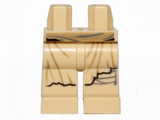 Hips and Legs with SW Frayed Robe and Wrappings on Left Leg Pattern