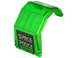 Windscreen 4 x 4 x 4 1/3 Helicopter with Space Police II Pattern