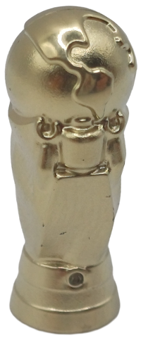Minifigure, Utensil FIFA World Cup Trophy in Chrome Gold