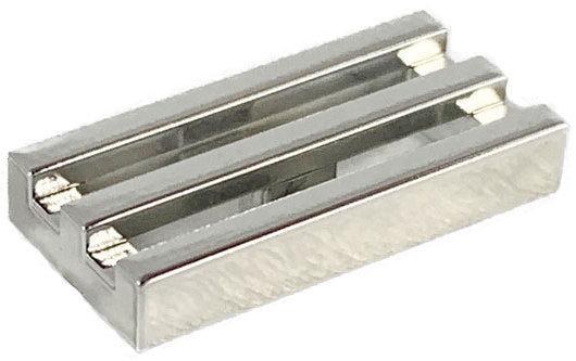 Lip LEGO 2412b Tile Modified 1x2 Grille with Bottom Groove