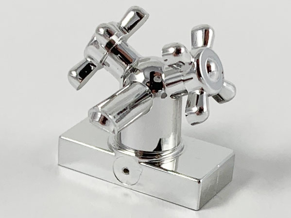 Tap 1 x 2 with Dual Handles, Large / Sink Faucet