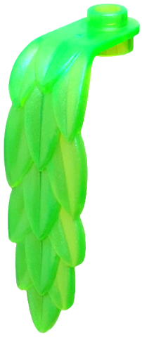 Plant Plate, Round 1 x 1 with Drooping Layered Leaves