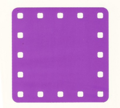 Clikits Plastic, Square 14 1/2 x 14 1/2 with Rounded Corners and 16 Holes