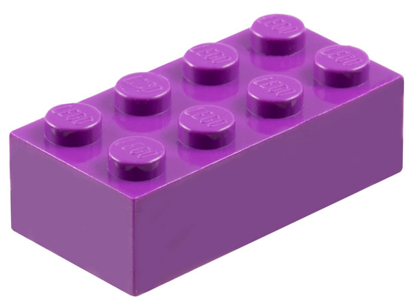 6 Details about   3001 LEGO Parts Brick 2x4 DARK PURPLE 