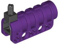 Projectile Launcher, Cannon, Round Bottom with (Same Color) Tip and Black Trigger