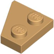 Wedge, Plate 2 x 2  Right
