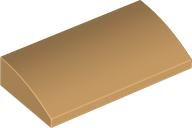 Slope, Curved 2 x 4 x 2/3 with Bottom Tubes