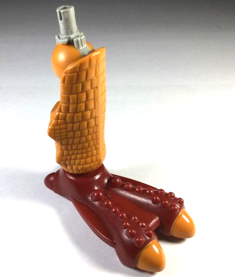 Galidor Limb Leg Aquart, Bottom Section with Dark Red Foot