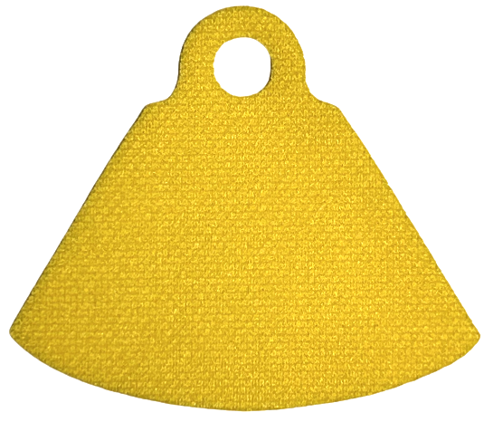 Minifigure Cape Cloth, Stepped Shoulders with Single Top Hole - Spongy Stretchable Fabric